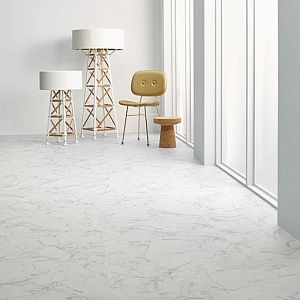 FORBO Allura Flex Material  63451FL1-63451FL5 white marble (100x100 cm)